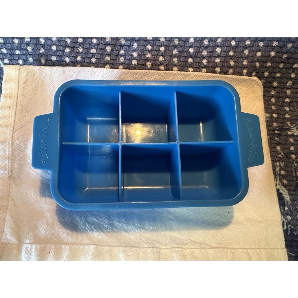Fisher‎ Price Fun With Food 1987 Blue Ice Cube Tray #2101 Kitchen